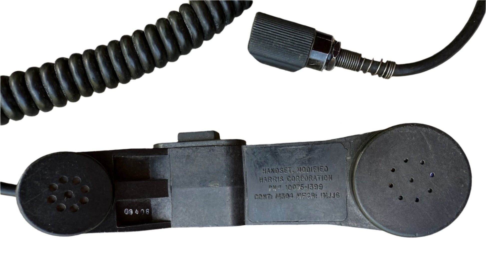 Harris Military Radio Modified Handset 10075 1399 5 Pin PRC - 152 - Bateleur Militaria