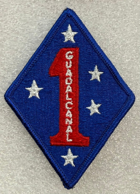 USMC 1st Marine Division Patch Merrowed Edge
