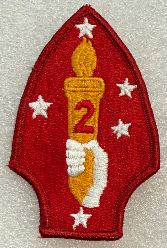 USMC 2nd Marine Division Patch Merrowed Edge