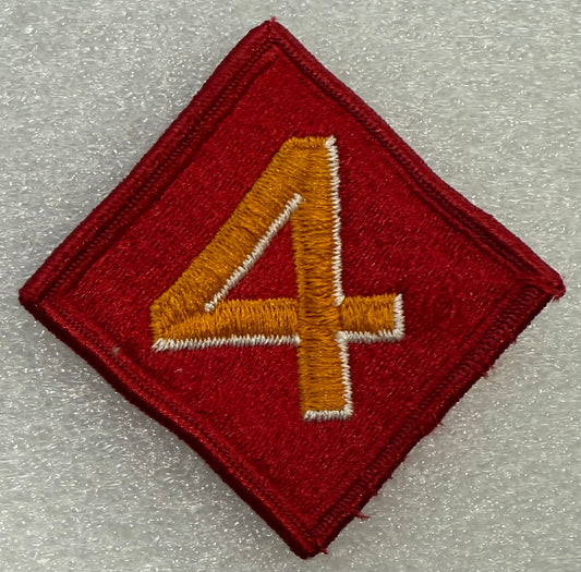 USMC 4th Marine Division Patch Merrowed Edge