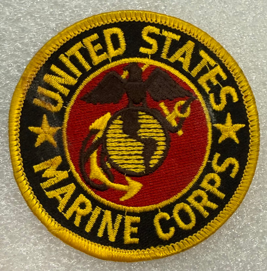 USMC Patch Merrowed Edge 3"