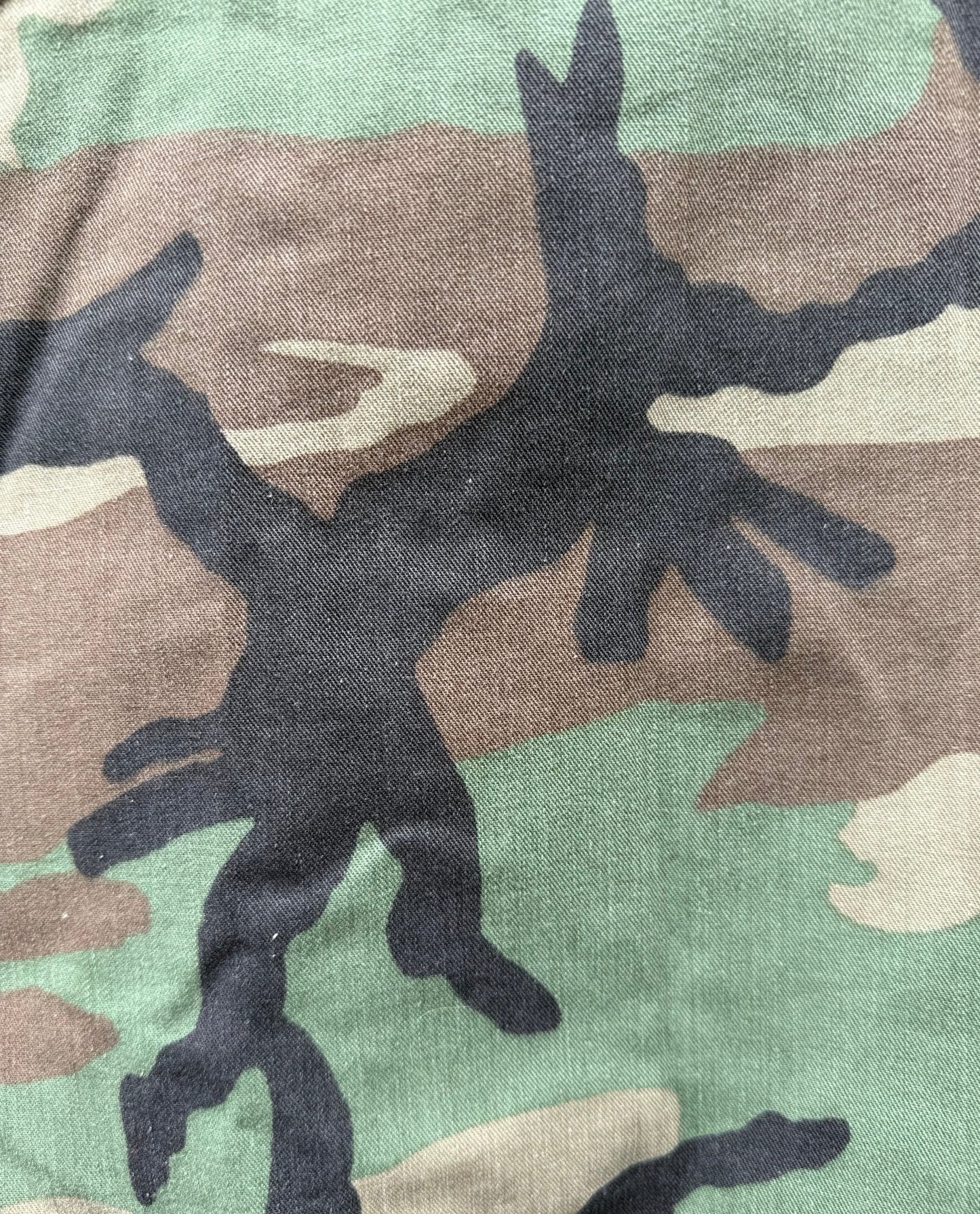 USAF Woodlands M81 Camo Badged Coat & Trousers Size S/M