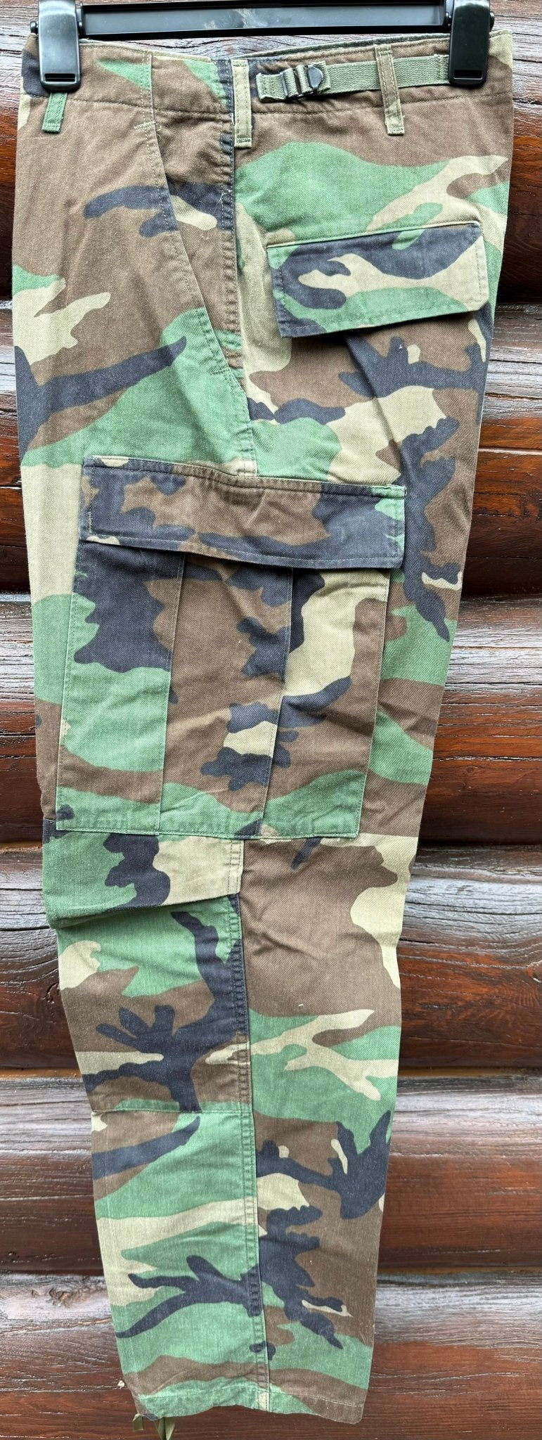 USAF Woodlands M81 Camo Badged Coat & Trousers Size S/M