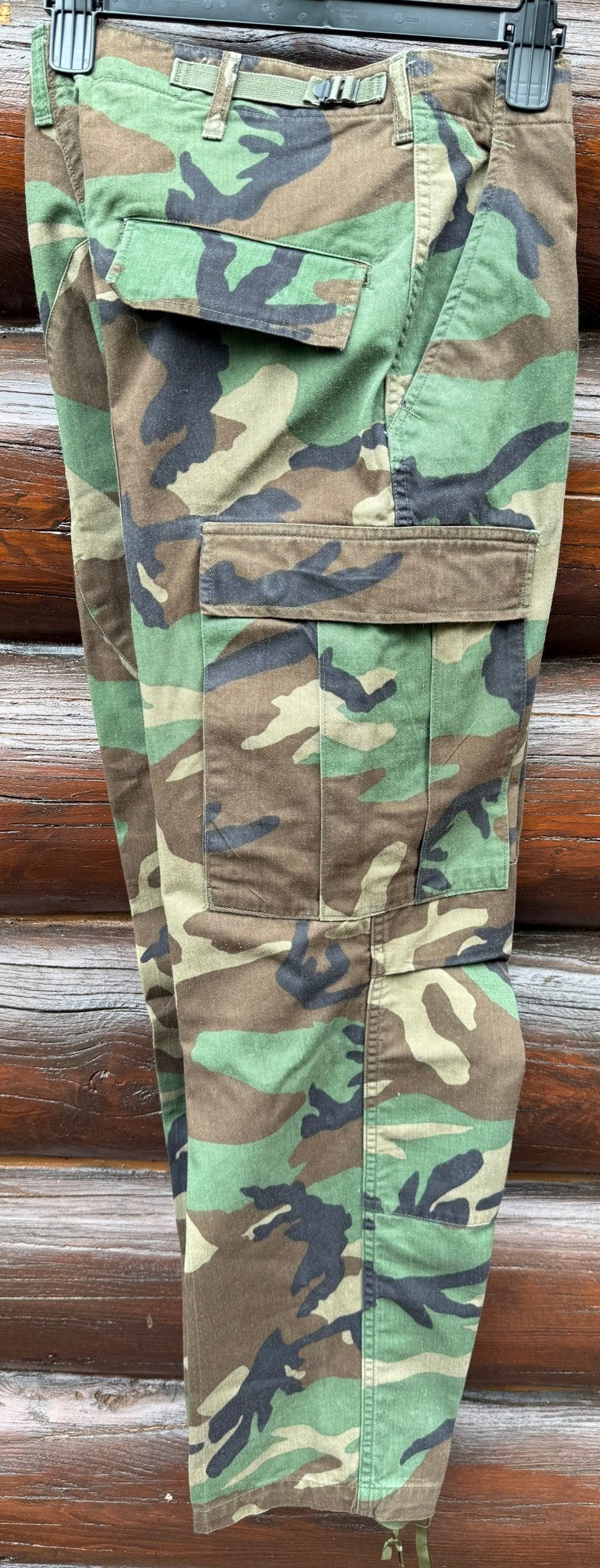 USAF Woodlands M81 Camo Badged Coat & Trousers Size S/M