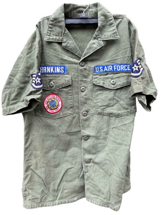 USAF OG107 (3rd Model) Shirt, Trousers & Cap Badged Vietnam - Bateleur Militaria