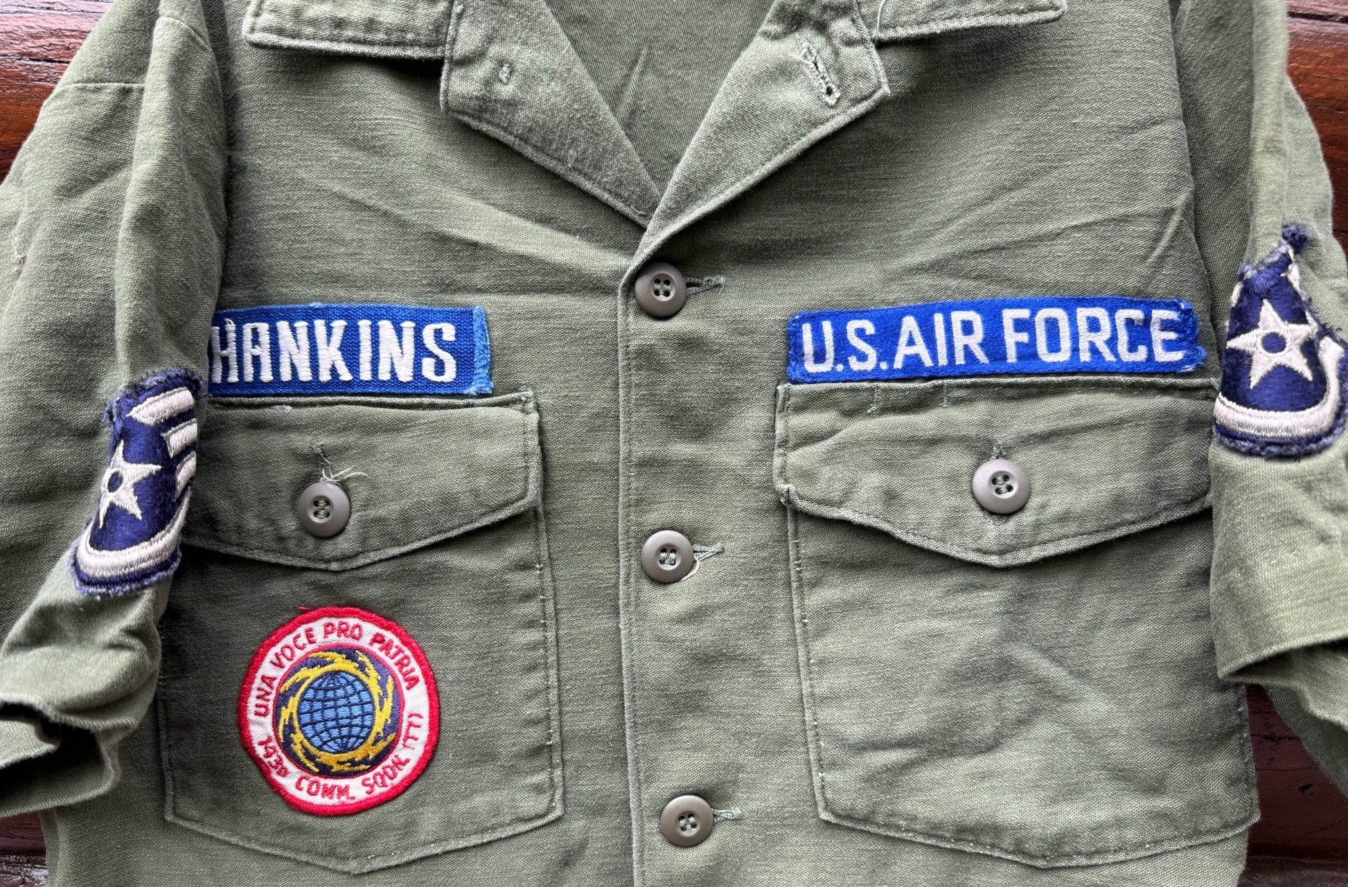 USAF OG107 (3rd Model) Shirt, Trousers & Cap Badged Vietnam - Bateleur Militaria