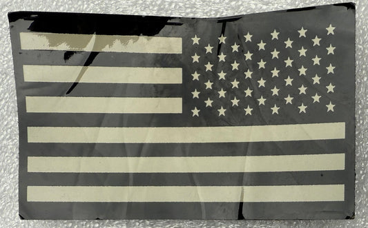Original US Army IR-Reflective Subdued Flag Hook & Loop Back (URA)