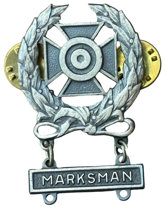 USMC Expert Rifleman Marksman Award Hallmarked - Bateleur Militaria