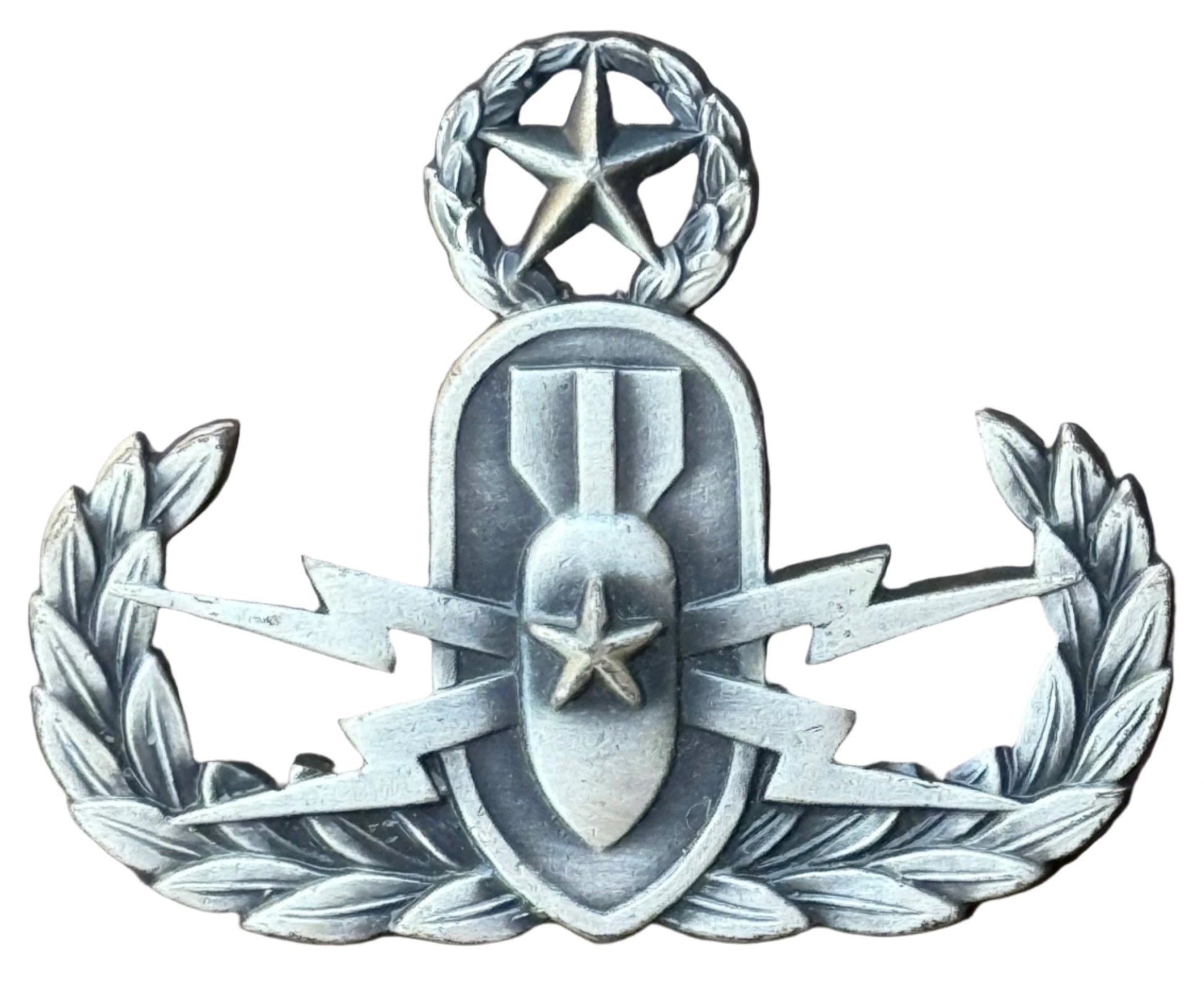 US Military Master Explosive Ordnance Disposal (EOD) Badge Full Size Hallmarked - Bateleur Militaria
