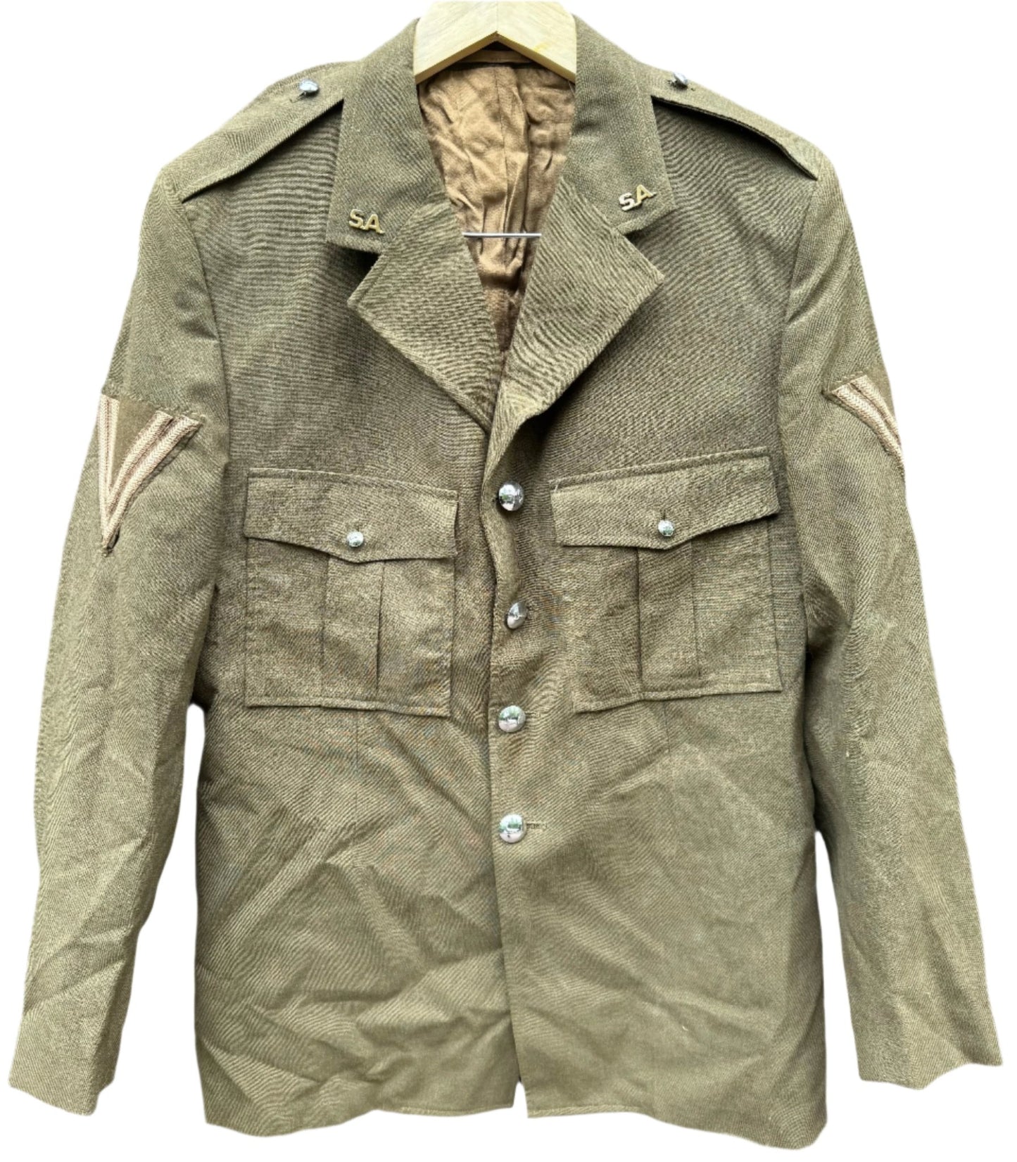 South Africa (SADF) Army Dress Uniform Tunic Badged Size Large - Bateleur Militaria
