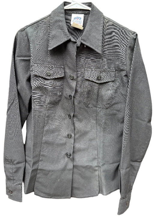 US Navy Woman's Black Dress Shirt - Bateleur Militaria