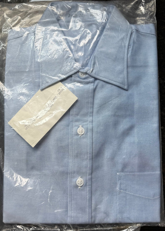 Rare US Air Force Men's Second Style Oxford Blue Dress Uniform Shirt Shade 126 NIP - Bateleur Militaria