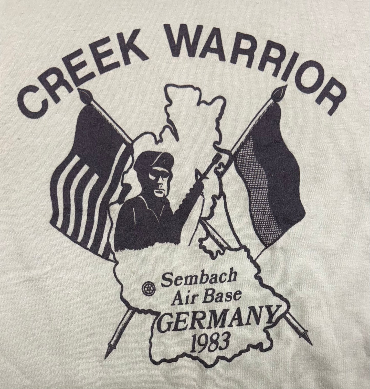 Greek Warrior Sembach Airbase Germany 1983 XL - Bateleur Militaria