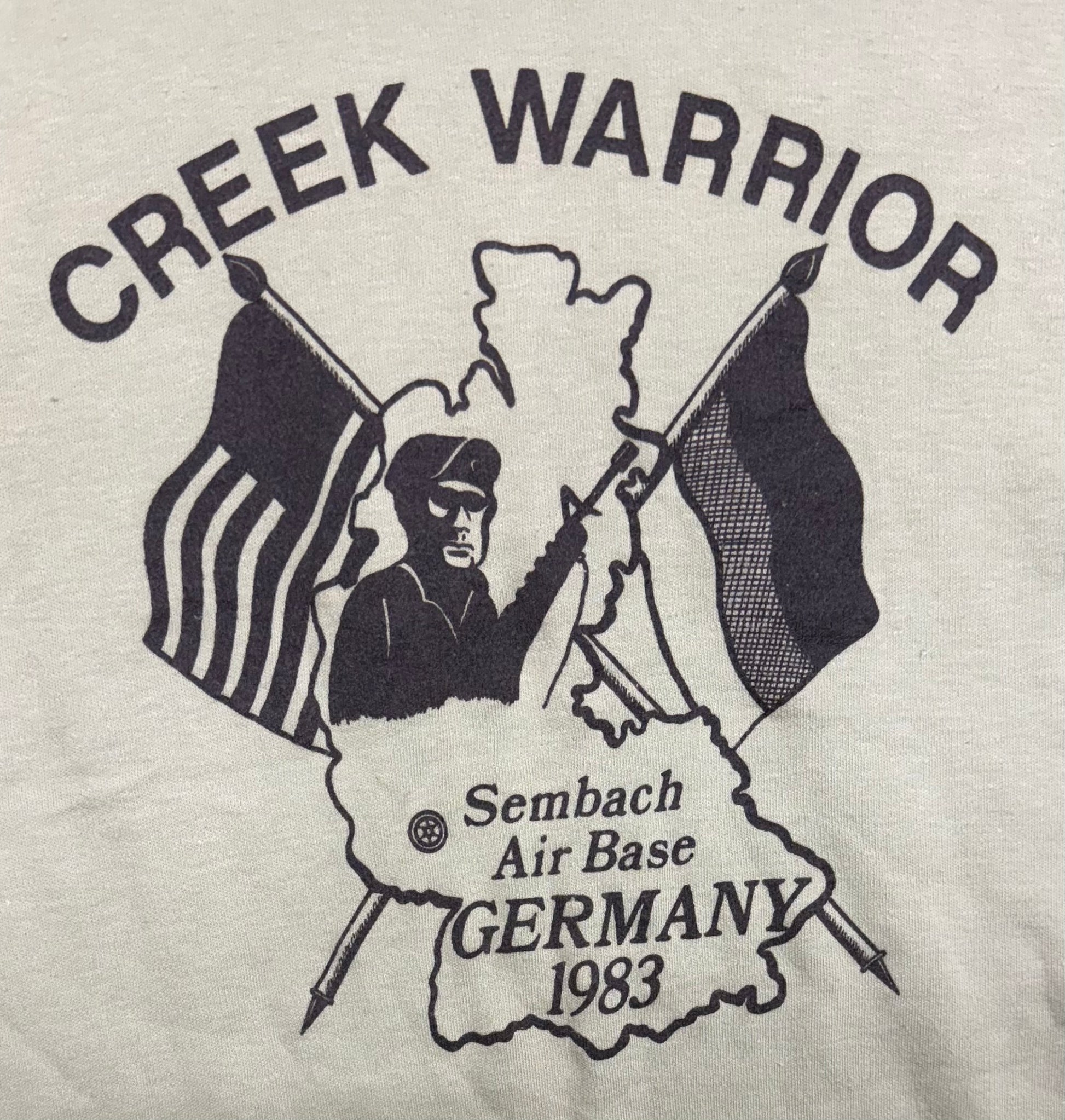 Greek Warrior Sembach Airbase Germany 1983 XL - Bateleur Militaria