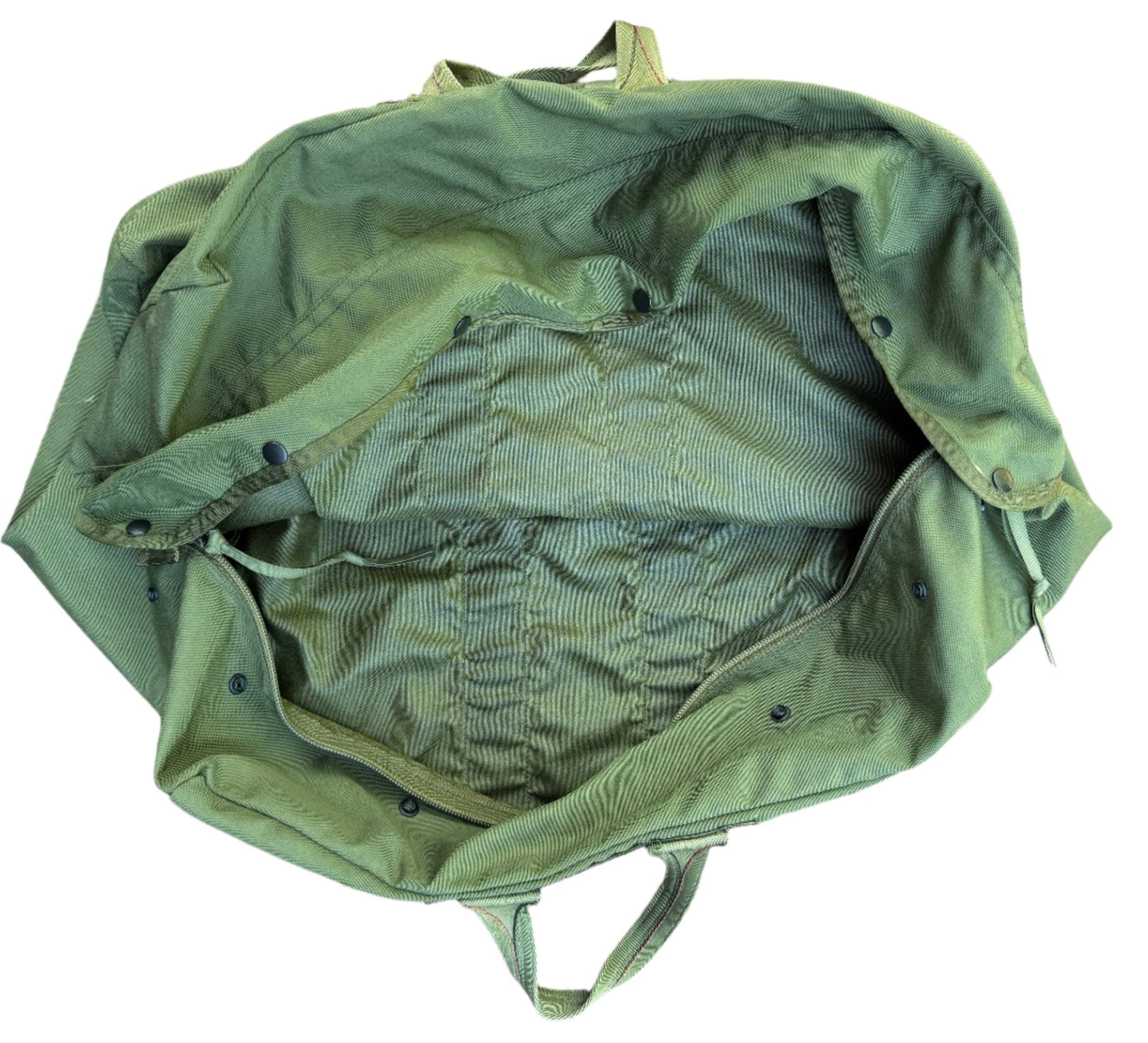 USAF A - 3 Flyer's Kit Bag Pilots Flight Duffel OD Green Nylon - Bateleur Militaria