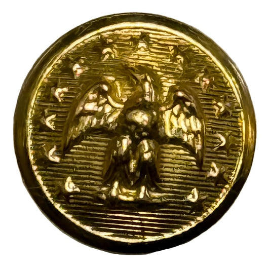 Civil War Confederate Army Officer Button Waterbury Button Co (Reproduction)