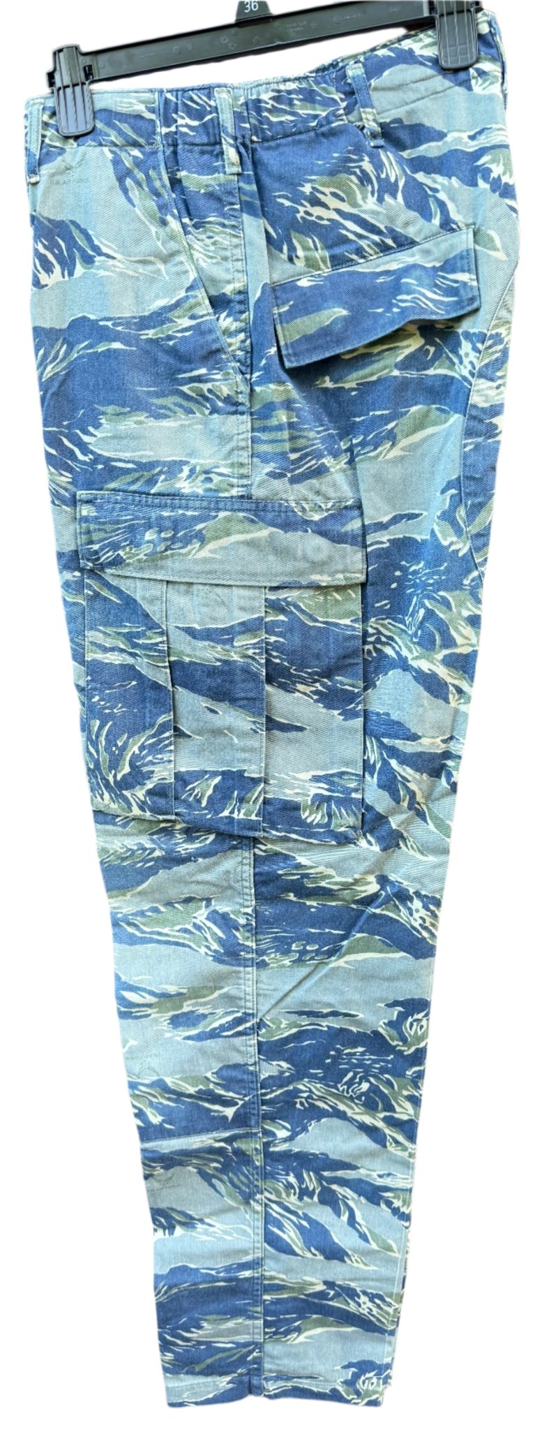 Ultra Rare USAF Experimental Blue Tiger Stripe uniform TrousersType II (34") - Bateleur Militaria