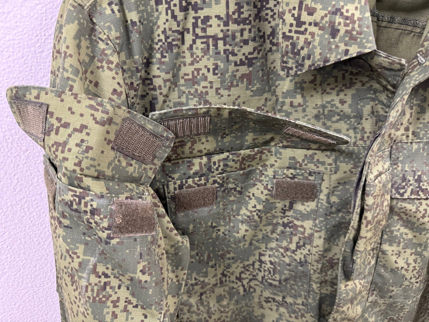 Russian Army Zifra EMR Pixelated Camo Combat Coat Digital Mint Large - Bateleur Militaria