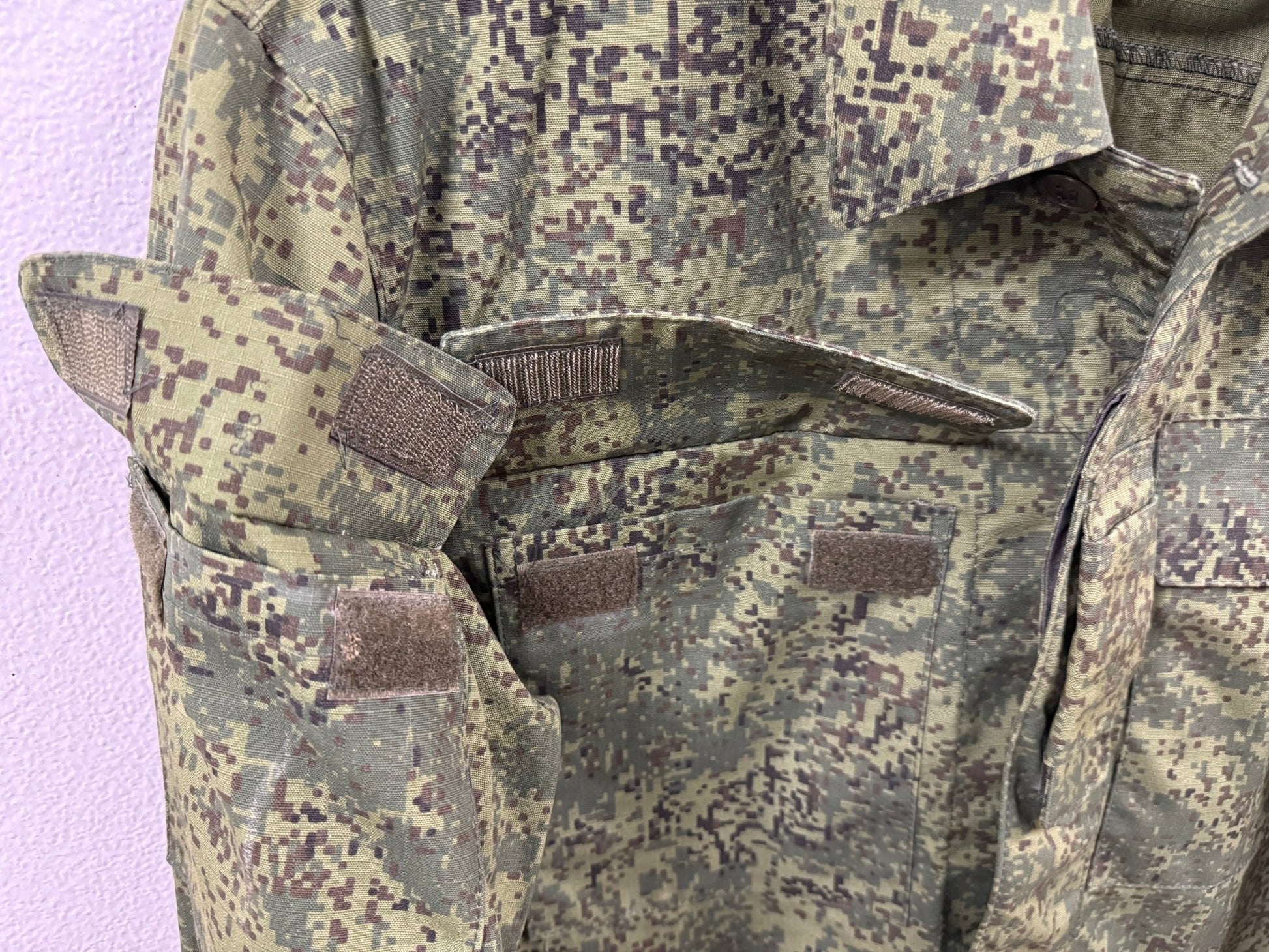 Russian Army Zifra EMR Pixelated Camo Combat Coat Digital Mint Large - Bateleur Militaria
