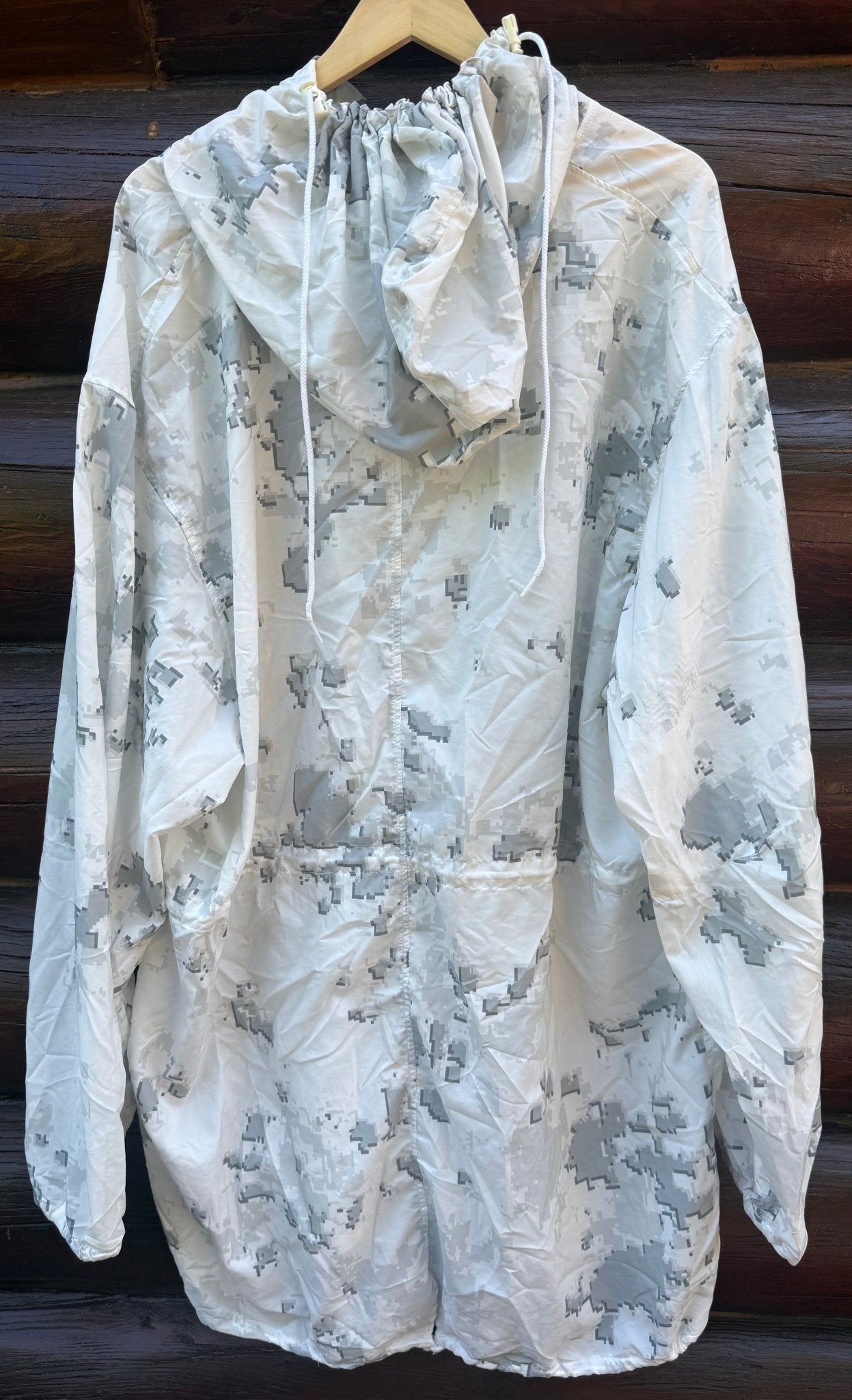 USMC Snow MARPAT Camouflage Parka Medium Regular Over - whites Excellent - Bateleur Militaria