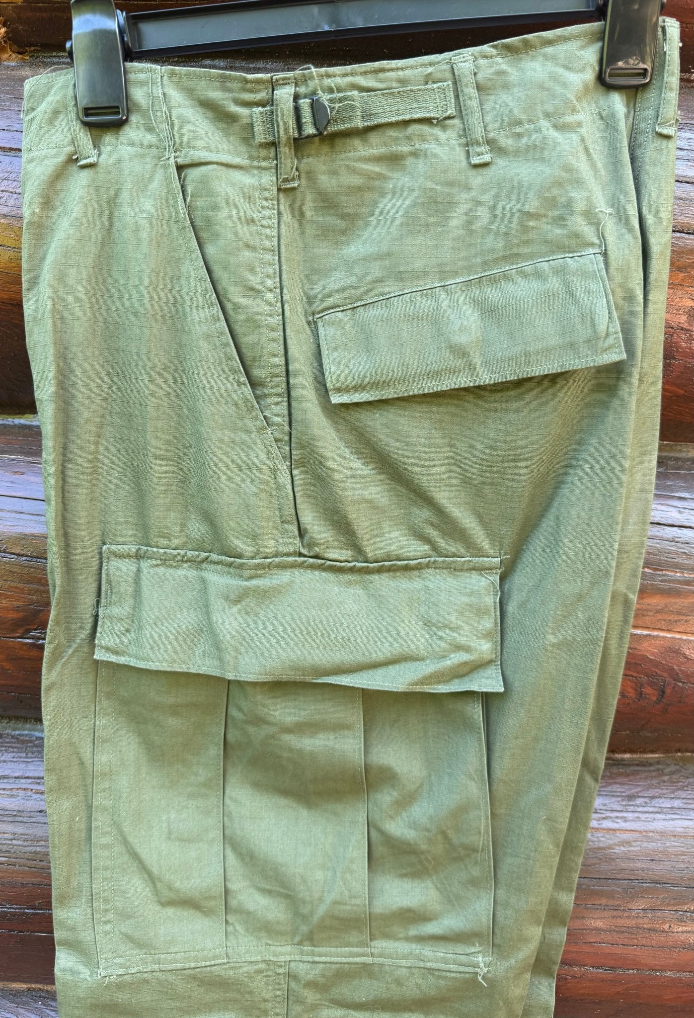 US Vietnam OG-107 Wind Resistant Rip Stop Poplin Cargo Pants Size Small #3