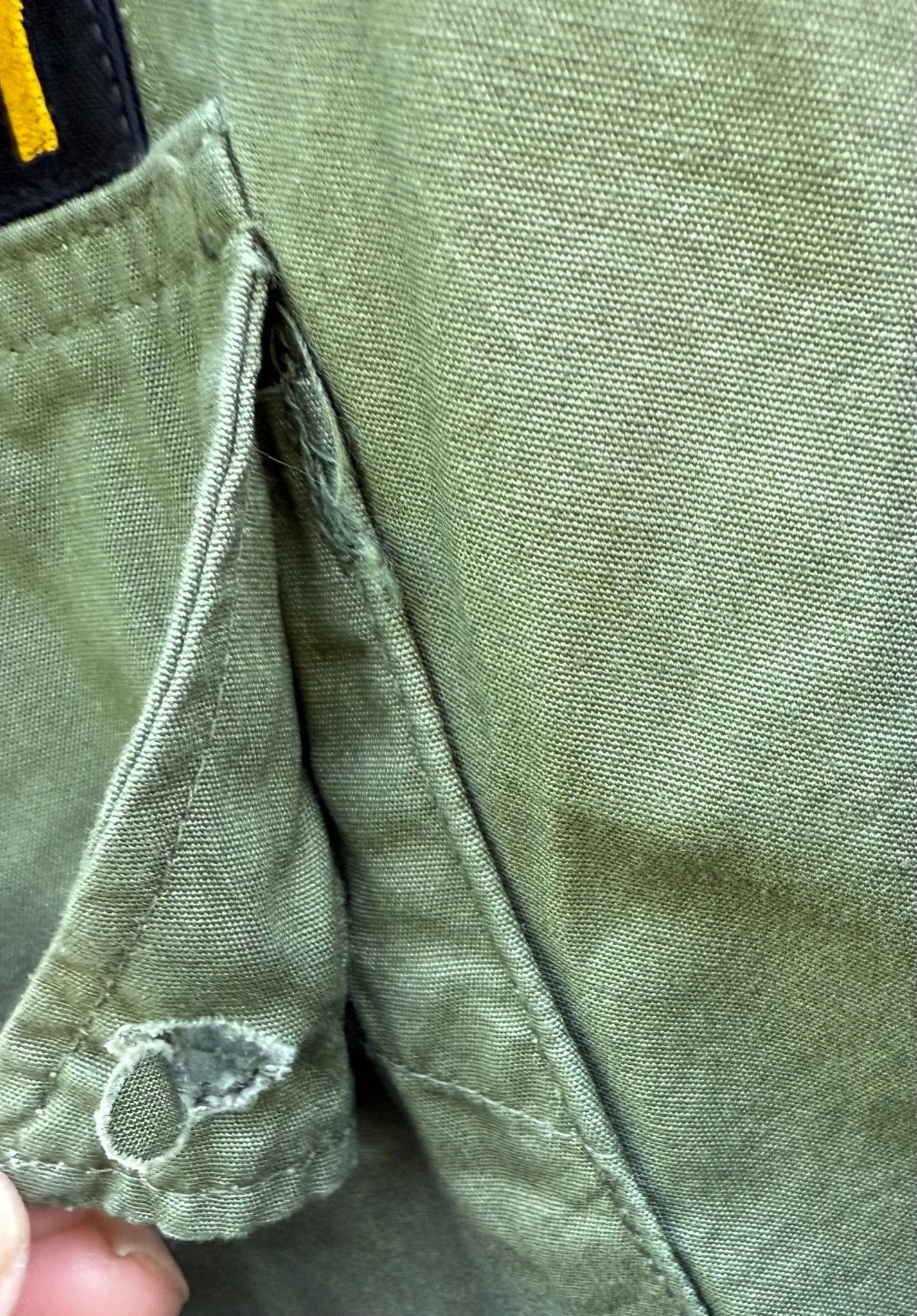 Vietnam 1st Pattern OG - 107 Combat Jungle Jacket Poplin Cotton with Exposed Buttons M/S - Bateleur Militaria