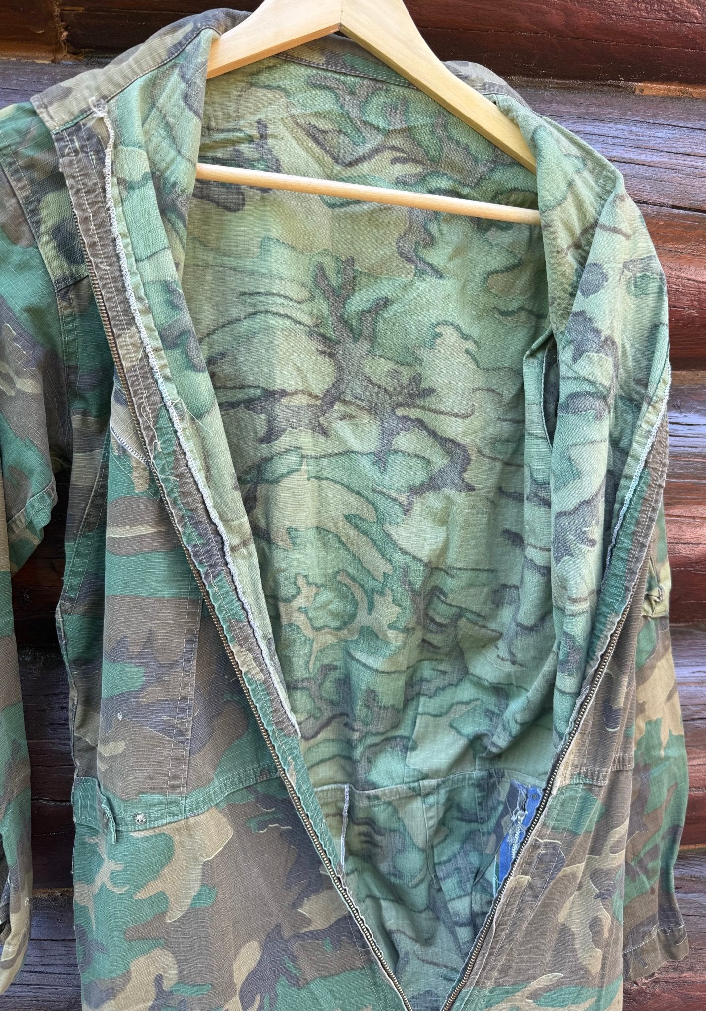 US Vietnam ERDL Flight Suit Named & Badged Size S/M - Bateleur Militaria