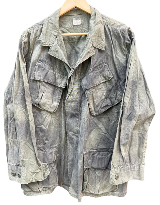 US Vietnam OG - 107 Spray Painted Camo Coat Medium - Bateleur Militaria
