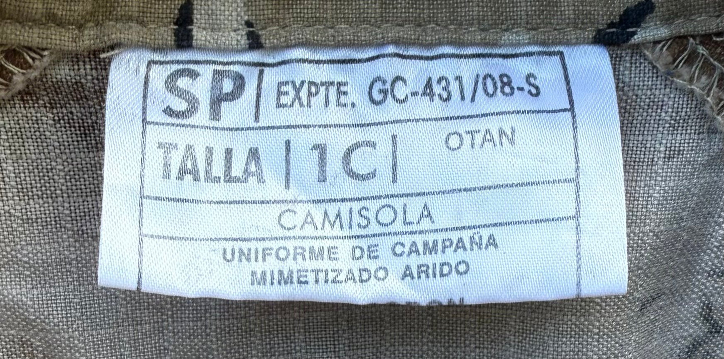 Spanish 6 - Color Desert Camo Shirt M - Bateleur Militaria