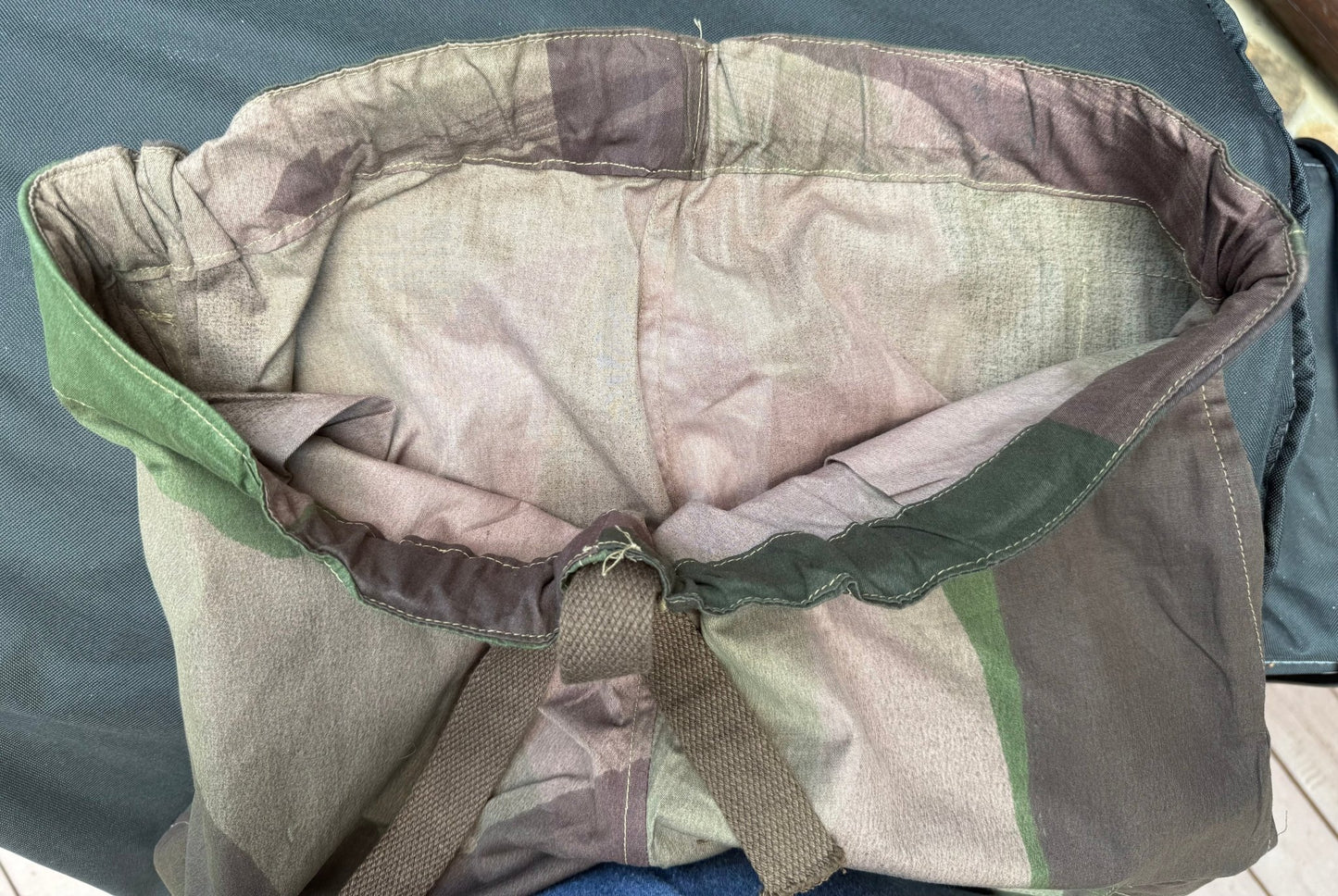 Original WW2 British Army Camouflage Windproof Trousers 1943 Brush stroke Size No1