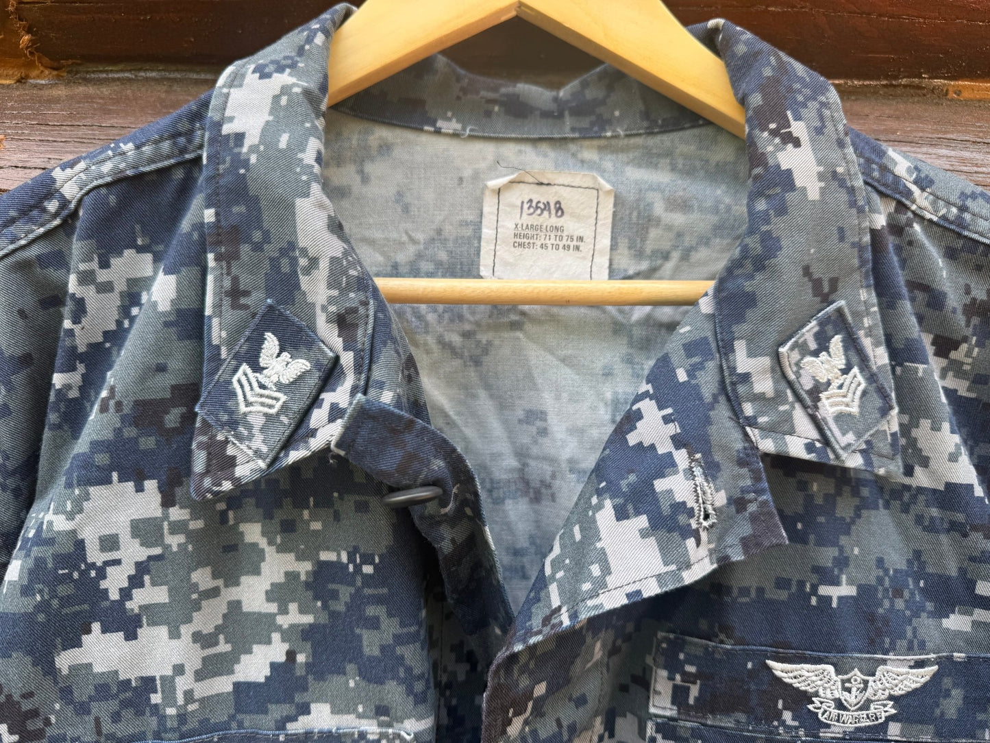 US Navy Experimental Work Uniform Pixelated Pattern D Coat XL - Bateleur Militaria