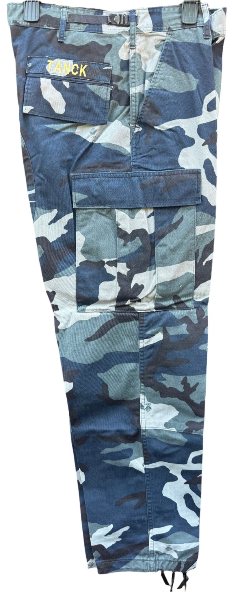 US Navy Experimental Work Uniform Woodland Pattern C Trousers Large - Bateleur Militaria