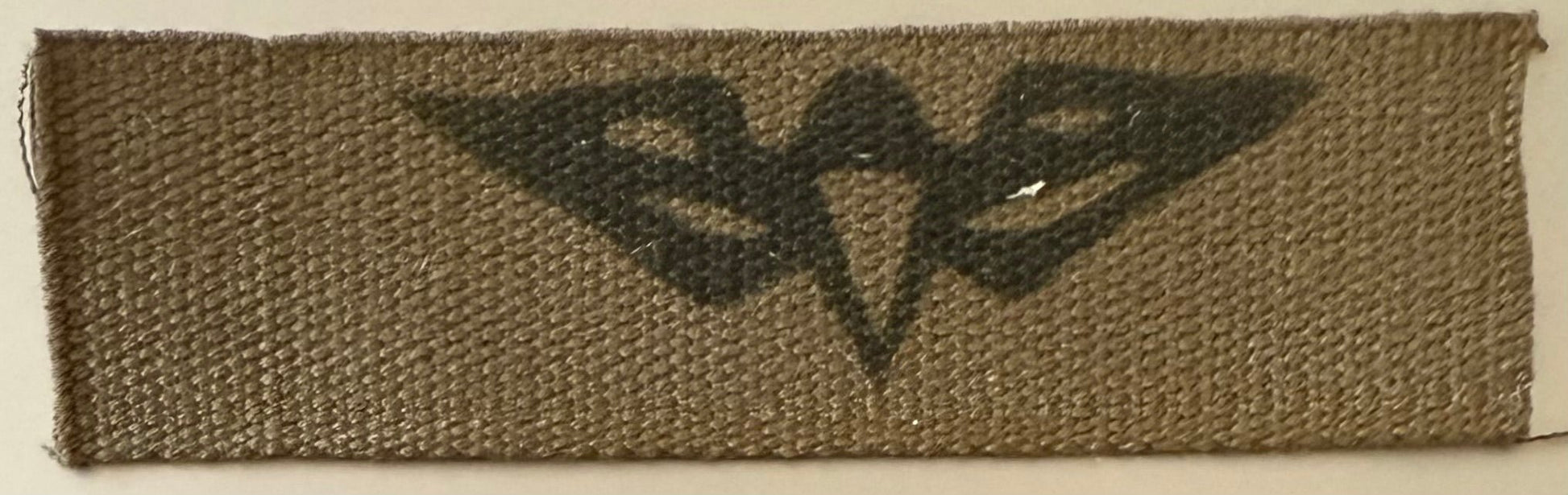 South West Africa (SWATF) 2nd Issue Parachute Jump Wings Black Embroidered on Nutria (Copy) - Bateleur Militaria