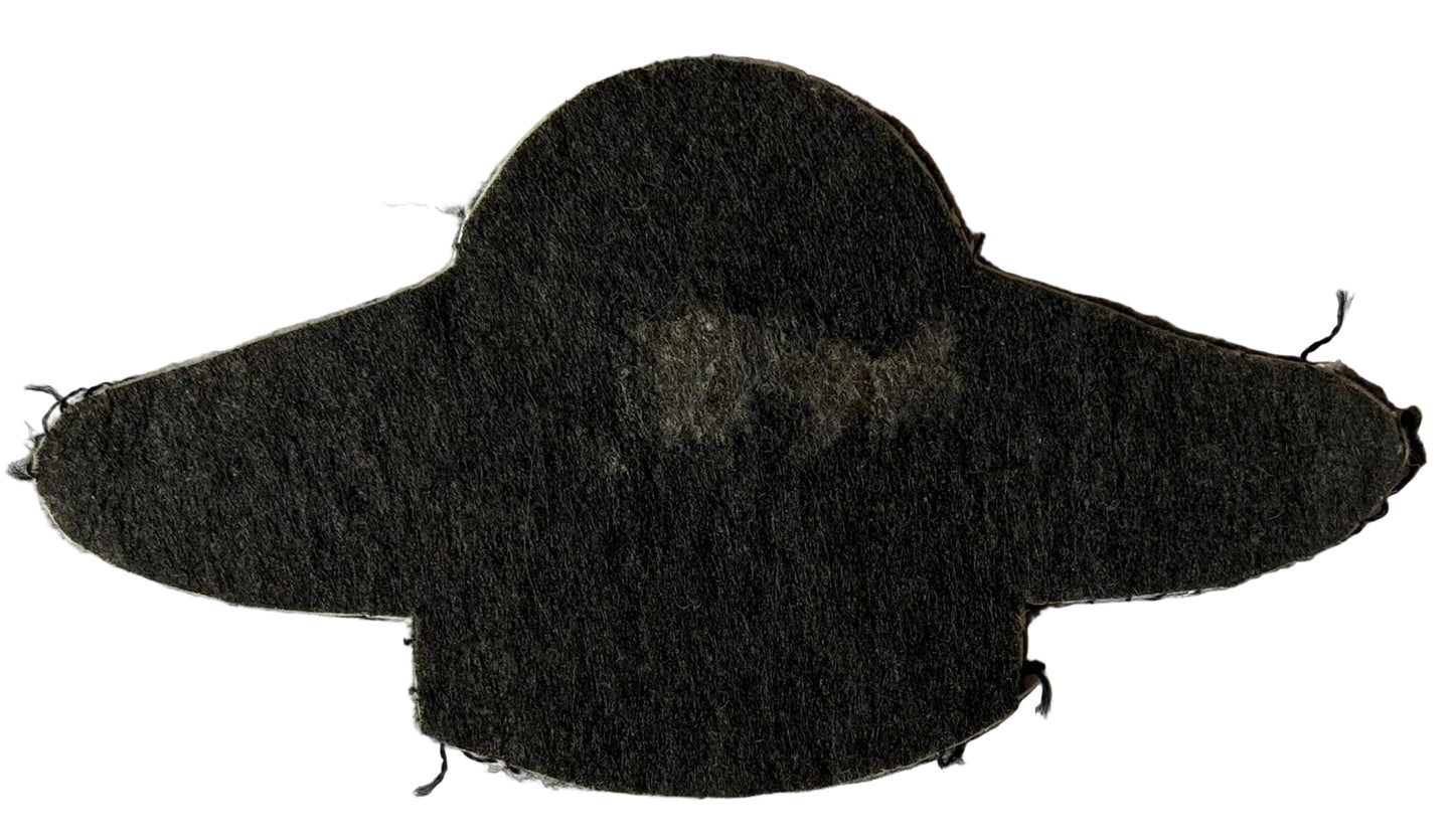 Swaziland Dispatcher Parachutist Wing Blue & Gold on Black Felt - Bateleur Militaria