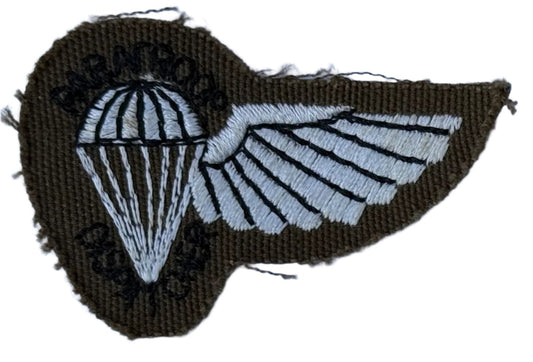 Ciskei Army Parachute Dispatcher Wings White Wing on Nutria - Bateleur Militaria