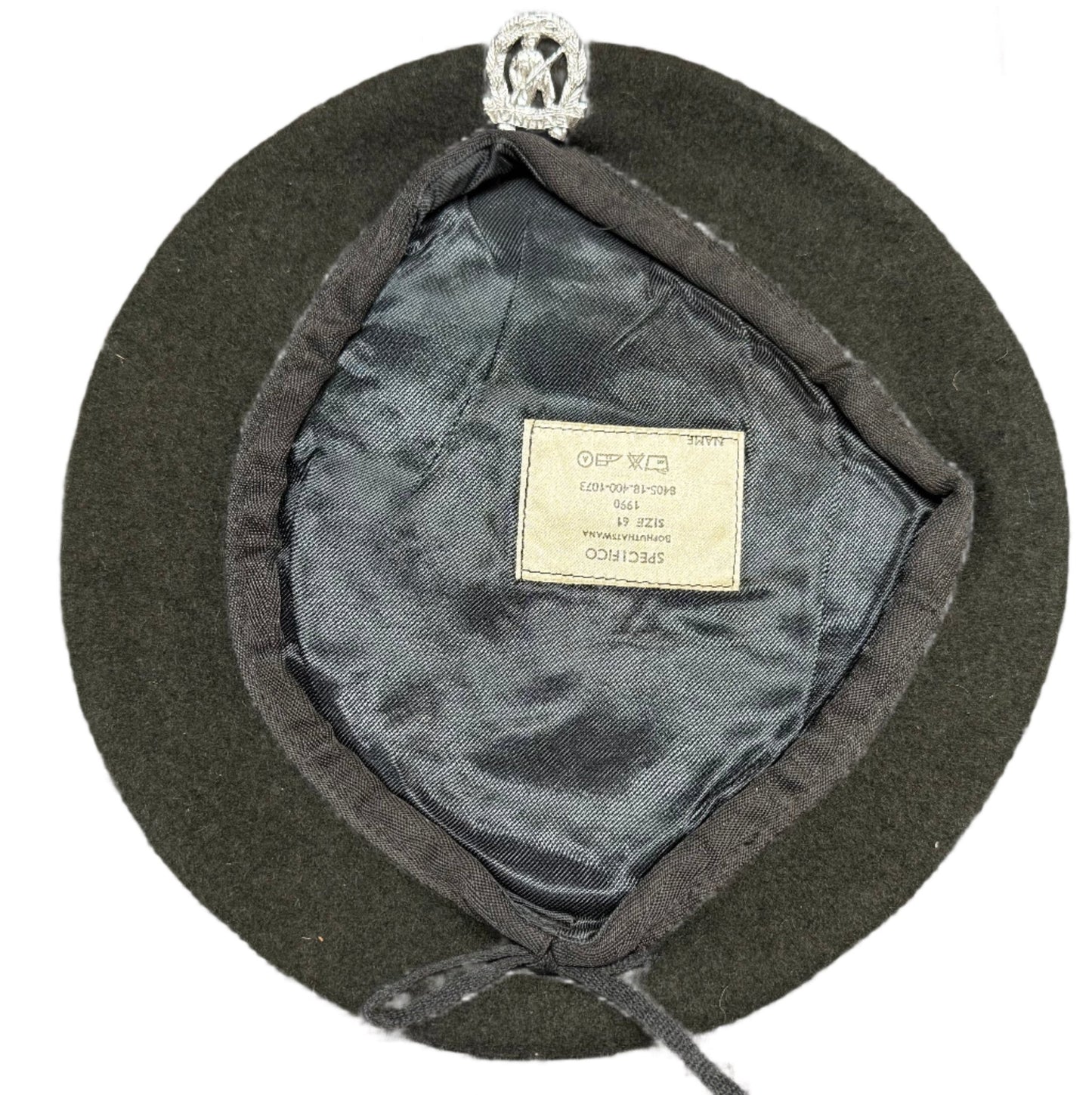 South Africa (SADF) Commando Beret & Badge Size 61 (1990)