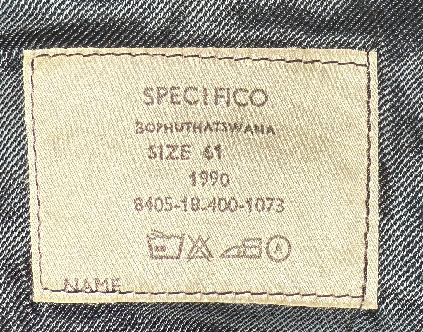 South Africa (SADF) Commando Beret & Badge Size 61 (1990)