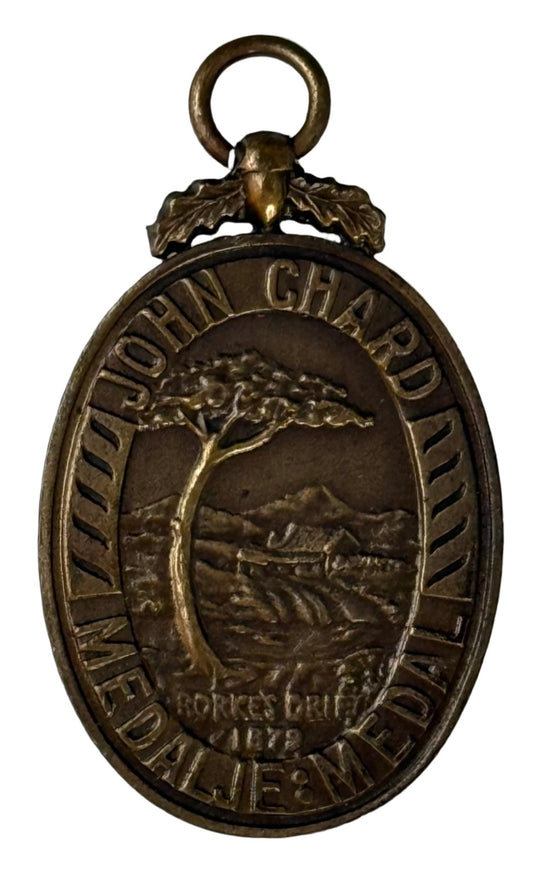 South Africa (SADF) John Chard Medal w Royal Cypher on Coat of Arms MMD - Bateleur Militaria