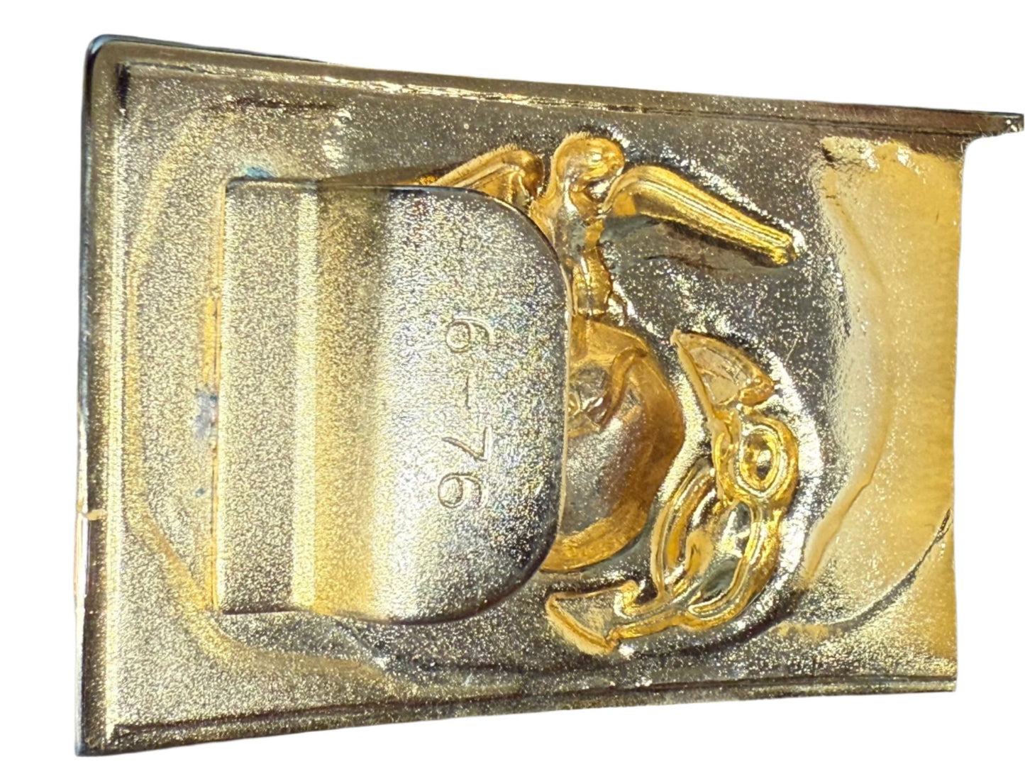 USMC Vintage Senior NCO White Dress Blues Belt & Buckle 1 - Bateleur Militaria