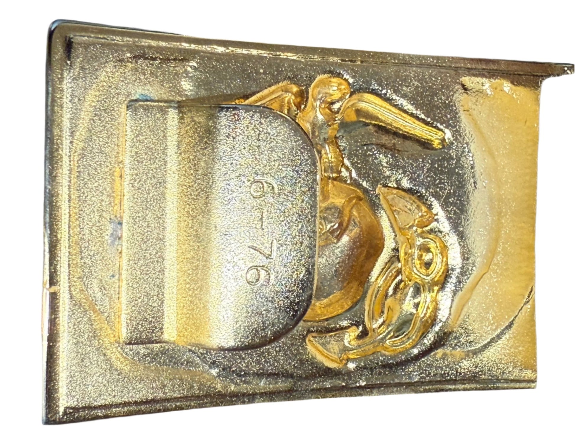 USMC Vintage Senior NCO White Dress Blues Belt & Buckle 1 - Bateleur Militaria