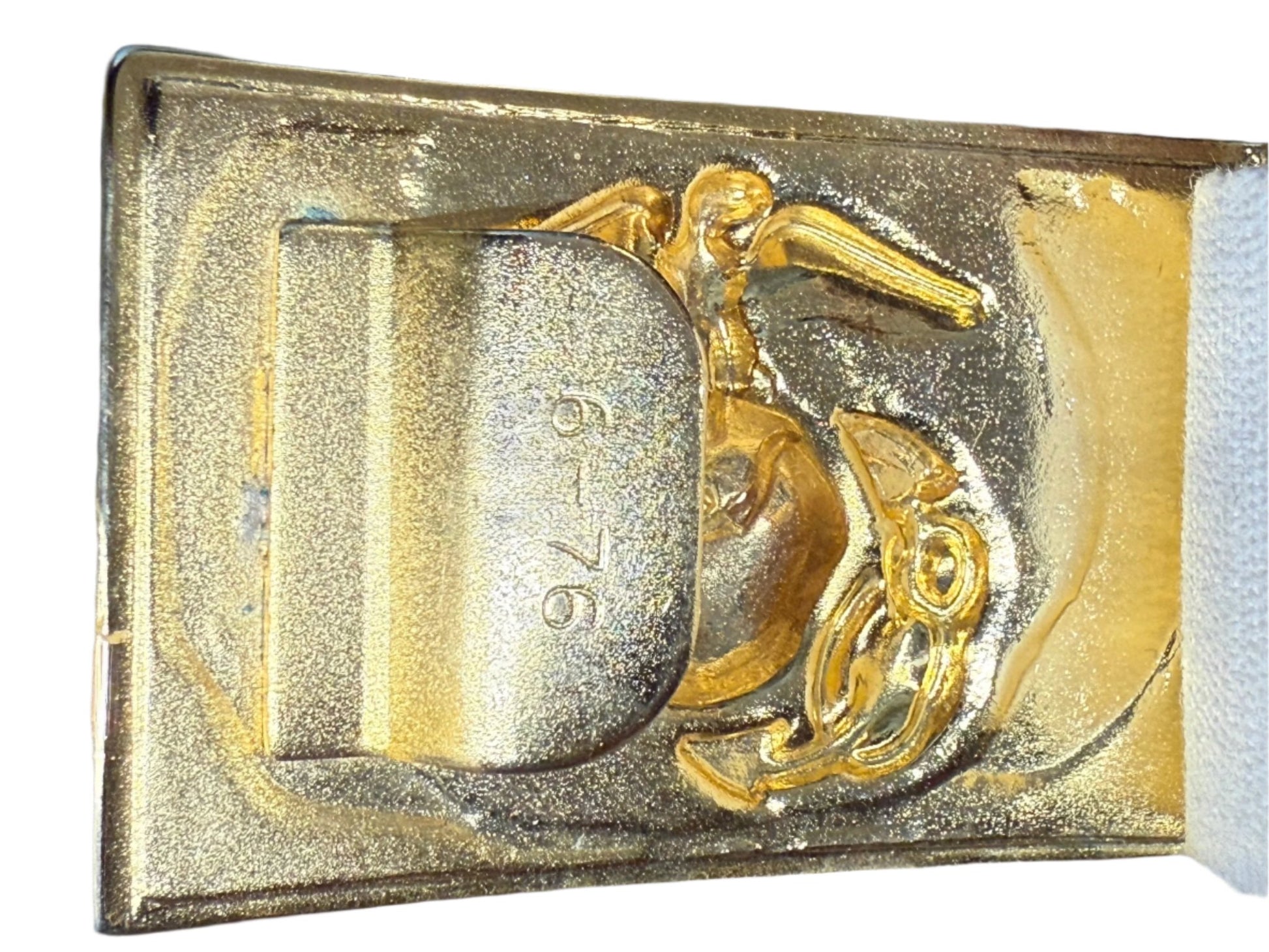 USMC Senior NCO White Dress Blues Belt & Buckle 2 - Bateleur Militaria