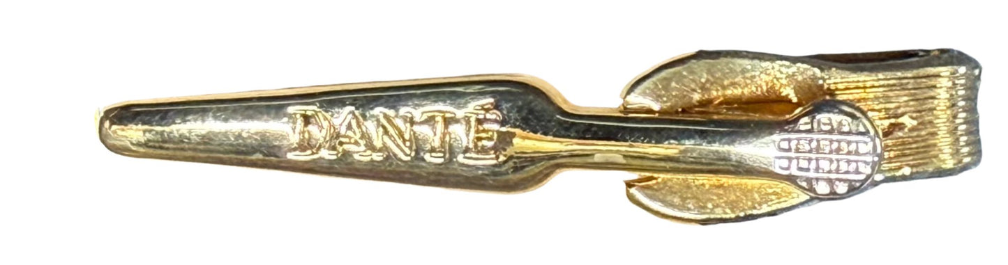 USMC Officer Service Dress Uniform Alpha Bravo Necktie Bar Tack Clip (Narrow Tie) 1 - Bateleur Militaria