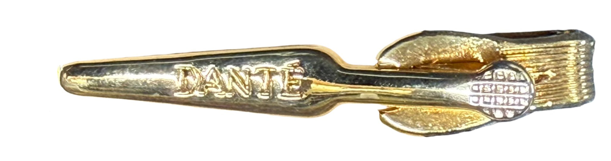 USMC Officer Service Dress Uniform Alpha Bravo Necktie Bar Tack Clip (Narrow Tie) 1 - Bateleur Militaria