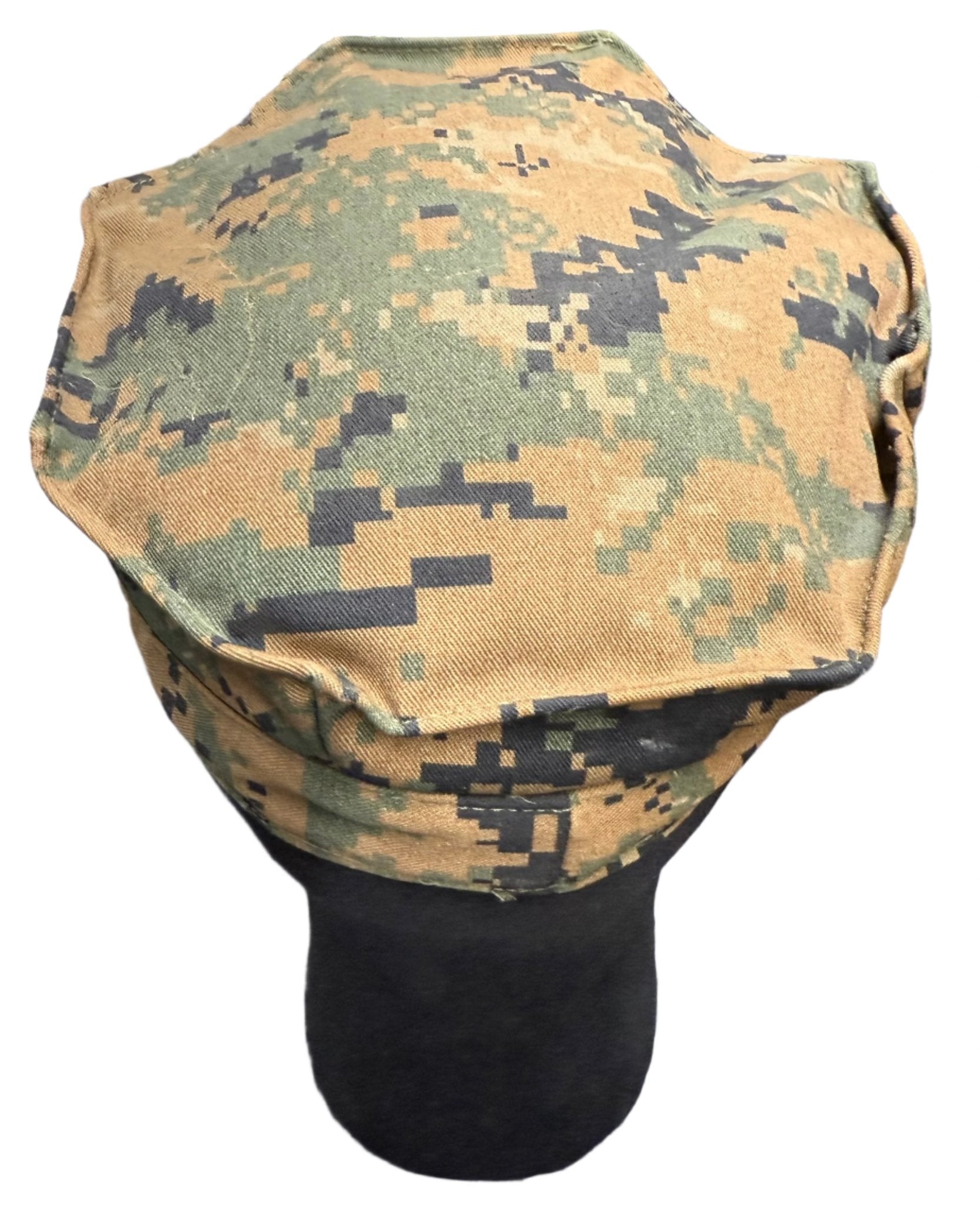 USMC Woodland MARPAT Garrison CAP 8 - Point Cover Size Medium - Bateleur Militaria