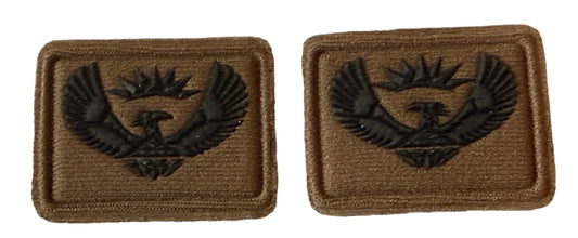 South Africa (SANDF) Nutria Collar Rank Major Set of 2 - Bateleur Militaria
