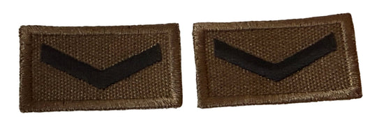 South Africa (SANDF) Nutria Collar Rank L/Corporal Set of 2 - Bateleur Militaria