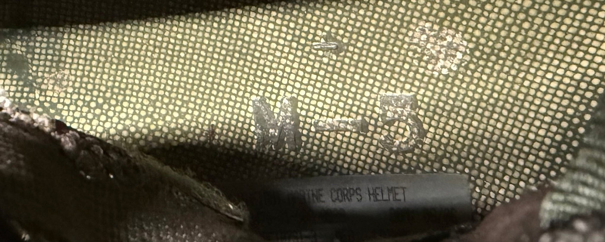 USMC Lightweight Helmet LWH w Reversible MARPAT Cover Size Medium - Bateleur Militaria