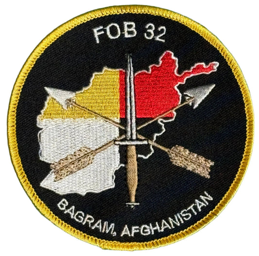 US Army 3 Special Forces Group (SFG) FOB 32 Patch - Bateleur Militaria