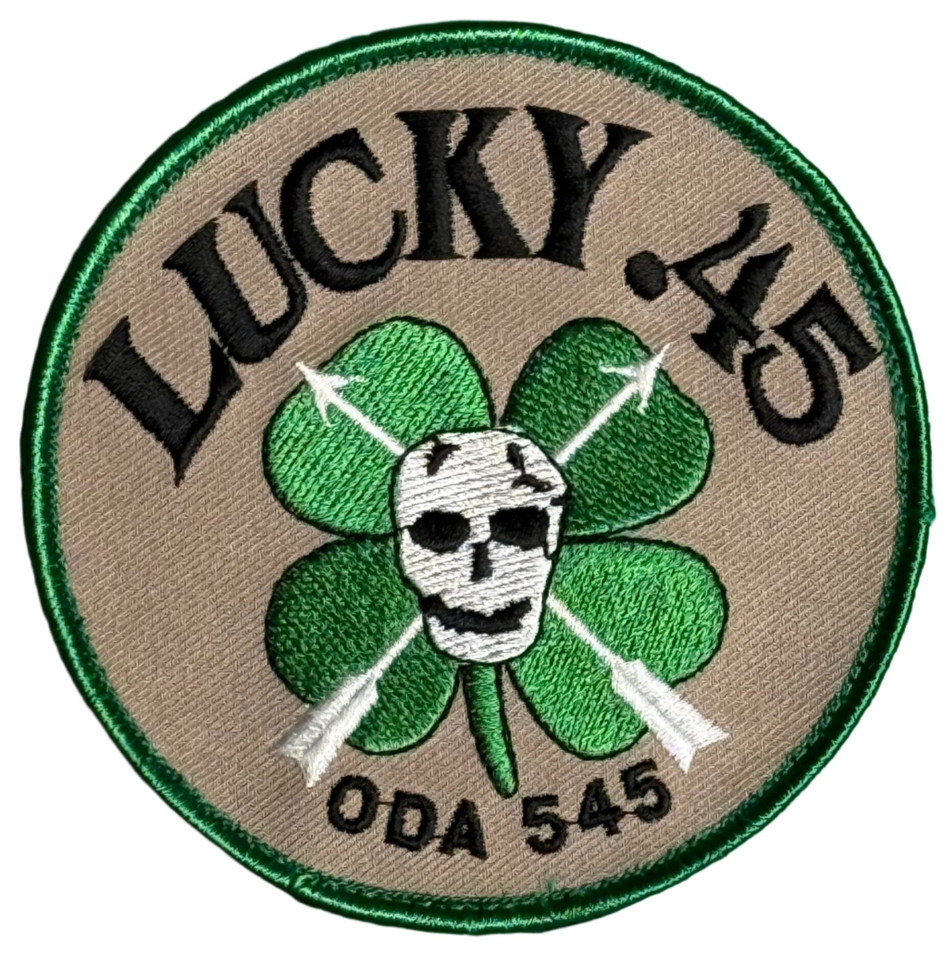 US Army 5 Special Forces Group (SFG) ODA 545 Patch (Hook & Loop Back) - Bateleur Militaria