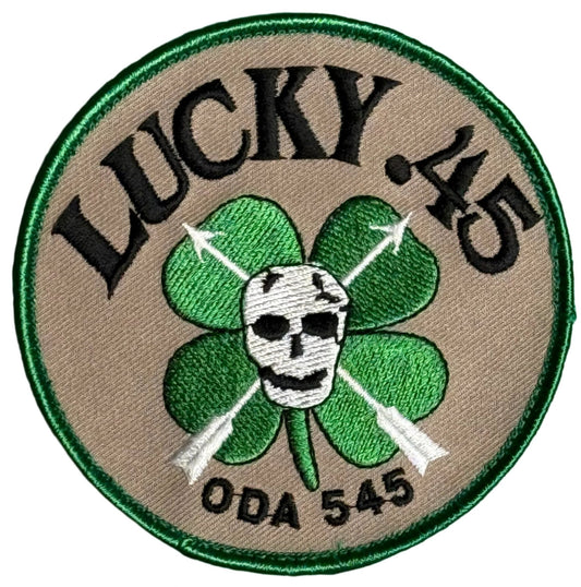 US Army 5 Special Forces Group (SFG) ODA 545 Patch (Hook & Loop Back) - Bateleur Militaria